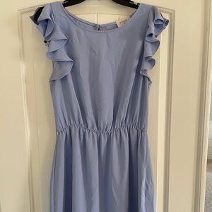 L Everly Periwinkle Dress